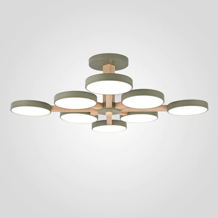 Потолочный светильник TURNA L8 Khaki ImperiumLoft