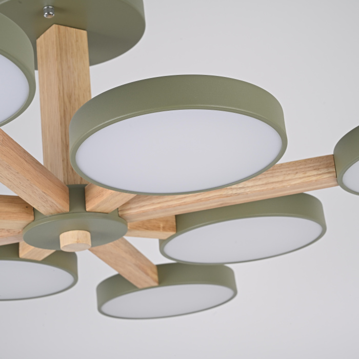 Потолочный светильник TURNA L8 Khaki ImperiumLoft