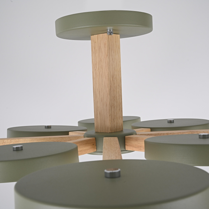 Потолочный светильник TURNA L8 Khaki ImperiumLoft