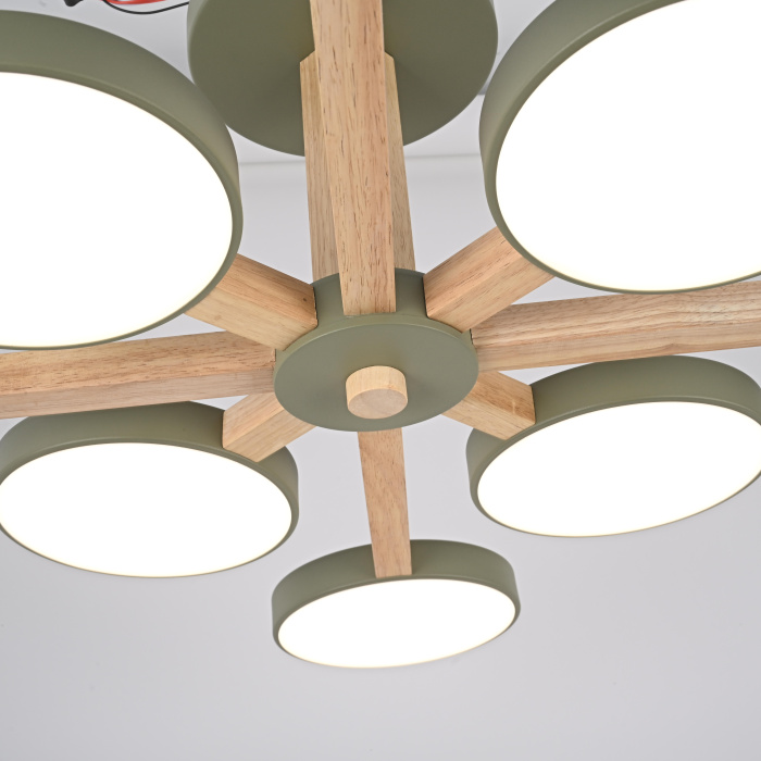 Потолочный светильник TURNA L8 Khaki ImperiumLoft