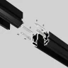Шинопровод для монтажа в натяжной ПВХ потолок Maytoni Busbar trunkings Exility TRX034-SCH-422B