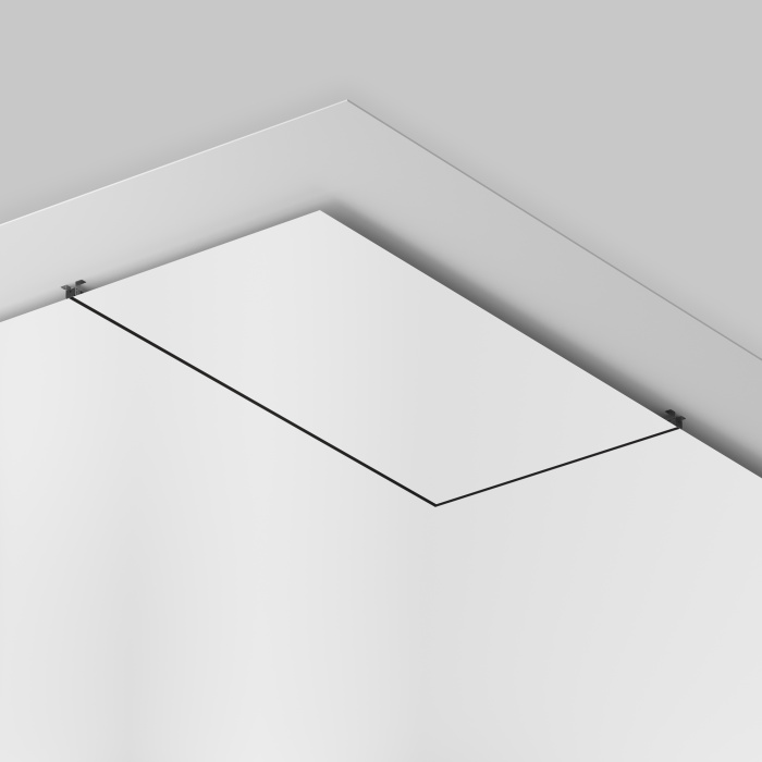 Шинопровод для монтажа в натяжной ПВХ потолок Maytoni Busbar trunkings Exility TRX034-SCH-422B