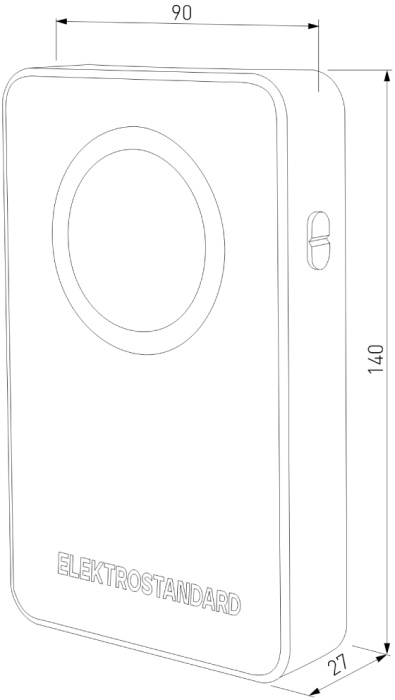 Дверной звонок Elektrostandard Dbq27 4690389175619