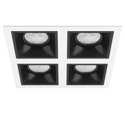 Комплект из светильников и рамки DOMINO Domino Lightstar D54607070707