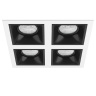 Комплект из светильников и рамки DOMINO Domino Lightstar D54607070707