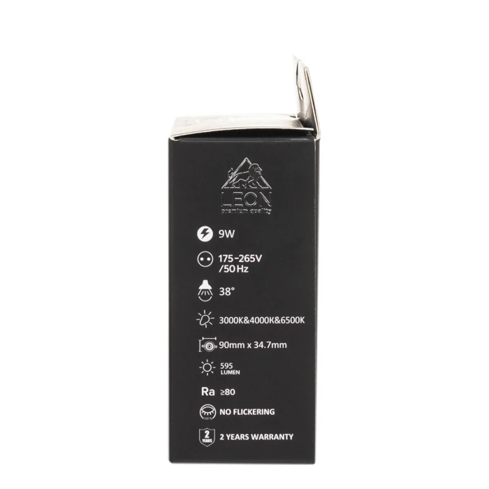 Встраиваемый светильник Leon LE-SPR-BL-9W 3000K&4000К&6500K