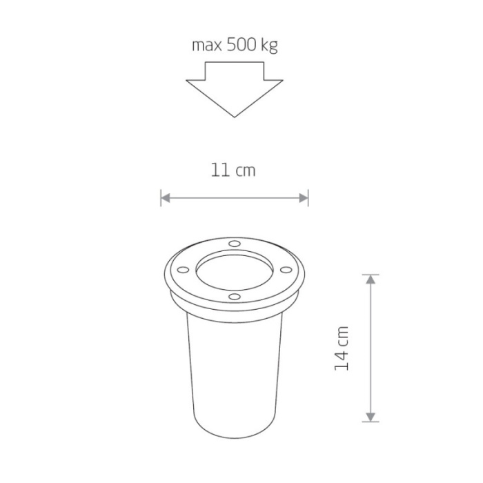 Ландшафтный светильник Nowodvorski Paoli 9554