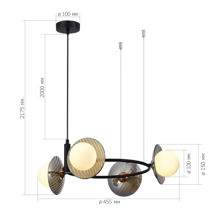 Подвесной светильник ST LUCE NOON SL1521.403.04
