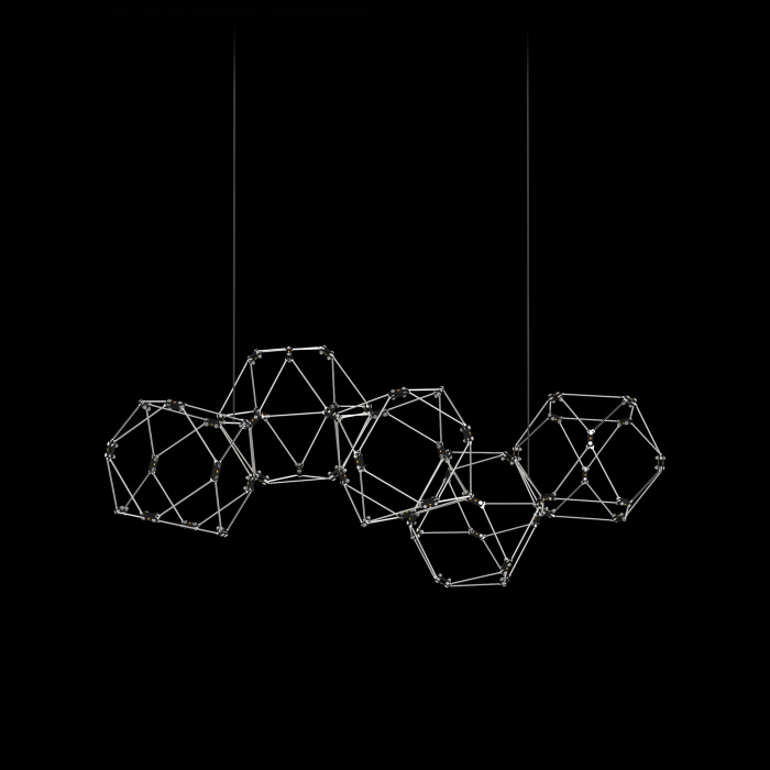 Подвесная люстра Delight Collection Lucciola MD18001068-5A chrome