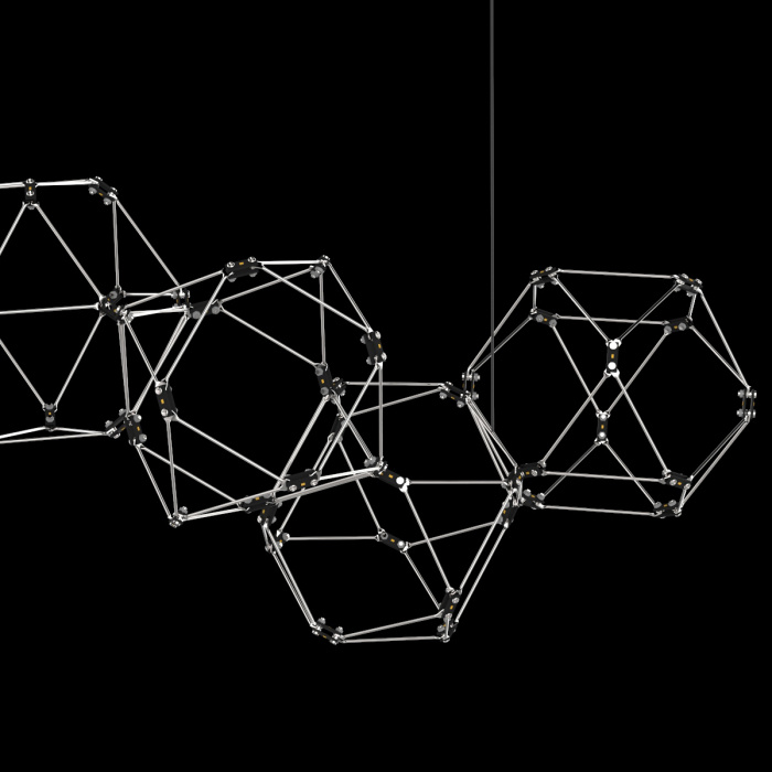 Подвесная люстра Delight Collection Lucciola MD18001068-5A chrome