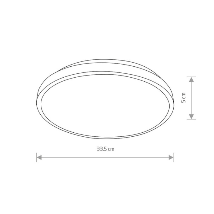 Потолочный cветильник Nowodvorski Agnes Round Led Pro Black 10971