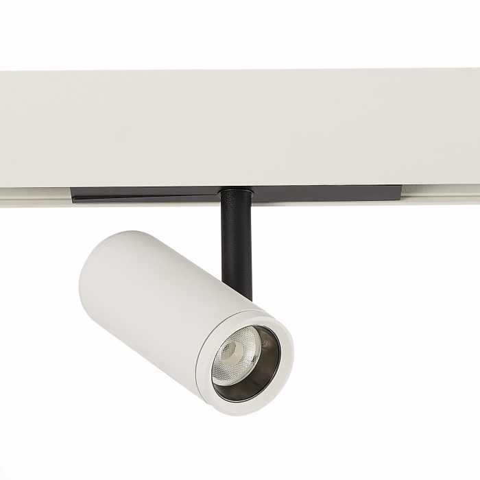 Магнитный трековый светильник Белый, Черный LED 1*8W 4000K 650Lm Ra>90 36° IP20 D42xH13 ST808.546.08