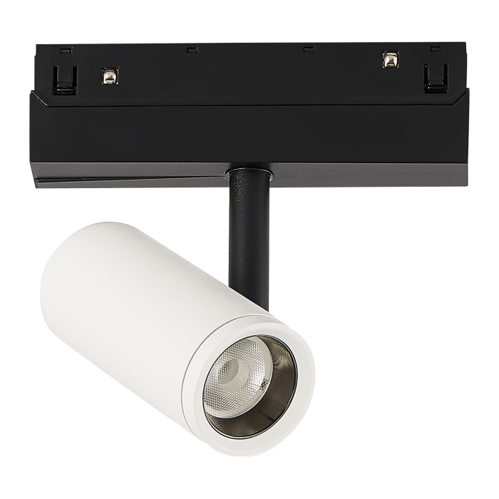 Магнитный трековый светильник Белый, Черный LED 1*8W 4000K 650Lm Ra>90 36° IP20 D42xH13 ST808.546.08