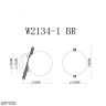 Светильник настенный iLamp Golden W2134-1 BR