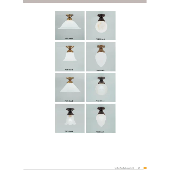 Потолочный светильник Berliner Messinglampen PS11-115maA