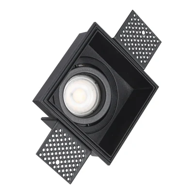 Светильник встраиваемый Черный GU10 1*50W IP20 L91,5xW91,5xH5,2 220V Без ламп ST262.418.01