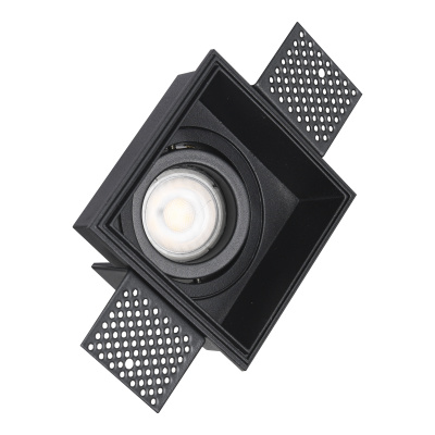 Светильник встраиваемый Черный GU10 1*50W IP20 L91,5xW91,5xH5,2 220V Без ламп ST262.418.01