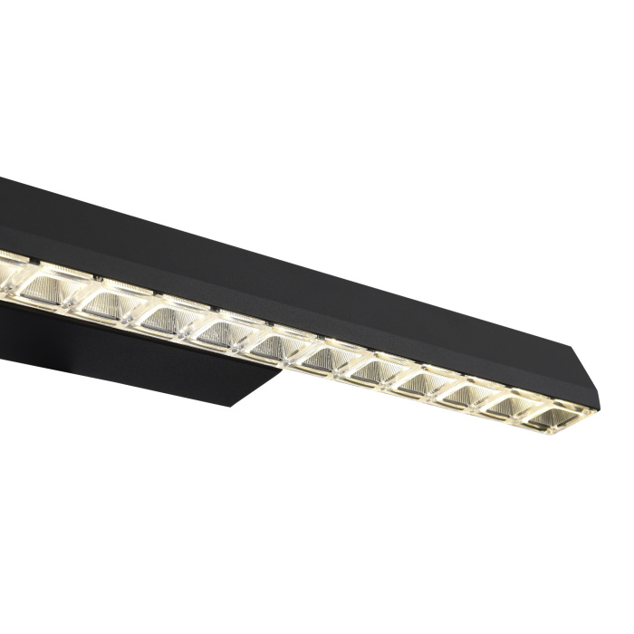 Светильник настенный ST-Luce черный/прозрачный LED 1*11W 4000K SL1018.401.01