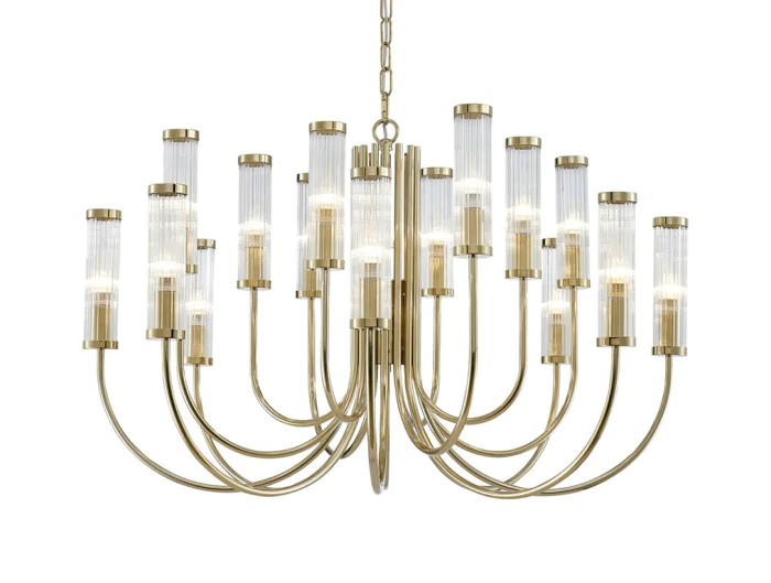 Люстра 4558+4+4/C gold Newport
