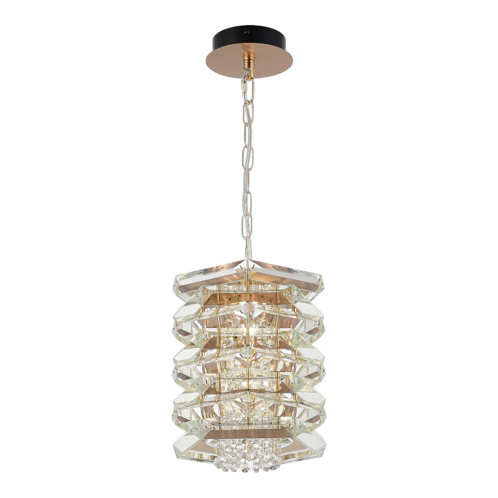 Светильник подвесной ST-Luce медь/прозрачный E14 1*40W SL6137.203.01