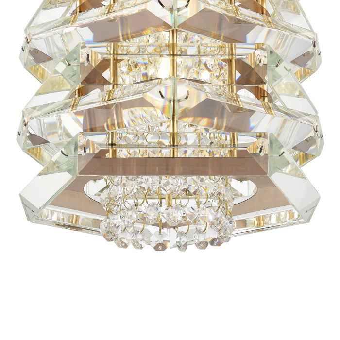 Светильник подвесной ST-Luce медь/прозрачный E14 1*40W SL6137.203.01