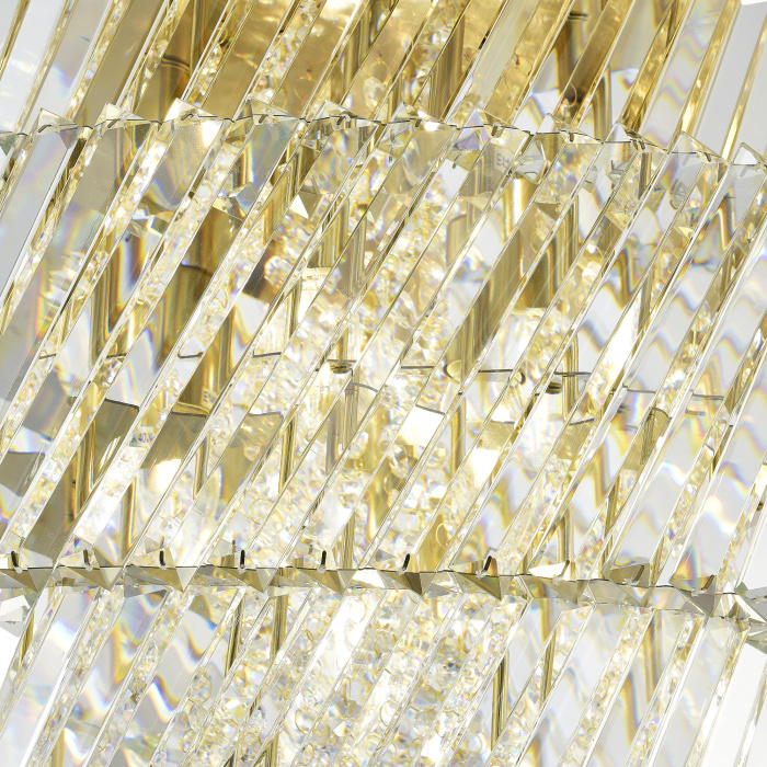 Светильник потолочный ST-Luce латунь/прозрачный E14 12*40W SL6138.313.12