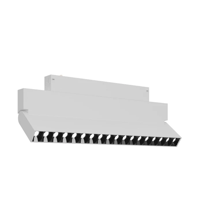 Светильник трековый Белый LED 1*18W 3000K 1 470Lm Ra>90 34° IP20 L370xW26xH137 220V ST686.536.18