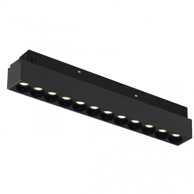 Светильник трековый магнитный iLedex VISION 4822-002-L235-12W-38DG-3000K-BK
