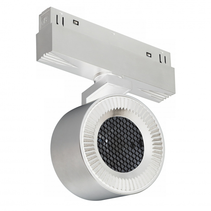 Светильник трековый магнитный iLedex VISION 4822-010-D82-12W-38DG-3000K WH (W/W)