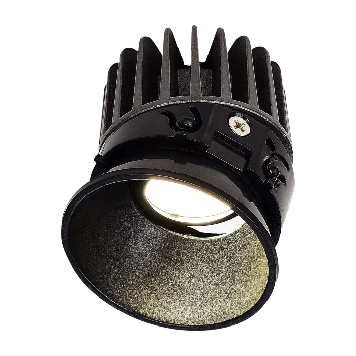 Светодиодный модуль Черный LED 1*7W 3000K 560Lm Ra>90 36° IP20 D69xH75 220-240V(глянец) ST851.438.07