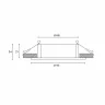 Встраиваемый светильник Hesby Lighting Bodo HSBL_0104