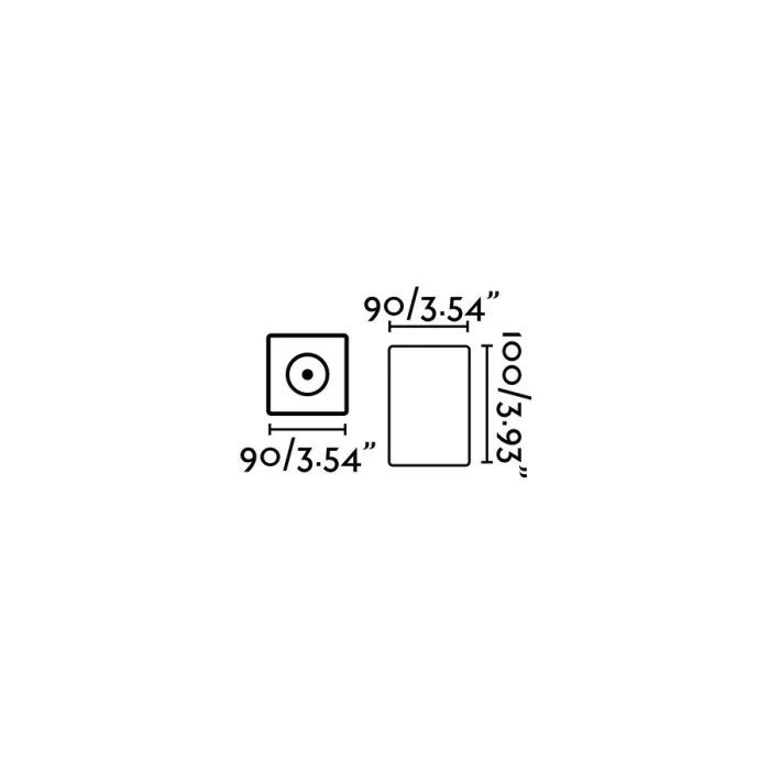 Потолочный светильник TAMI LED Dark grey ceiling lamp