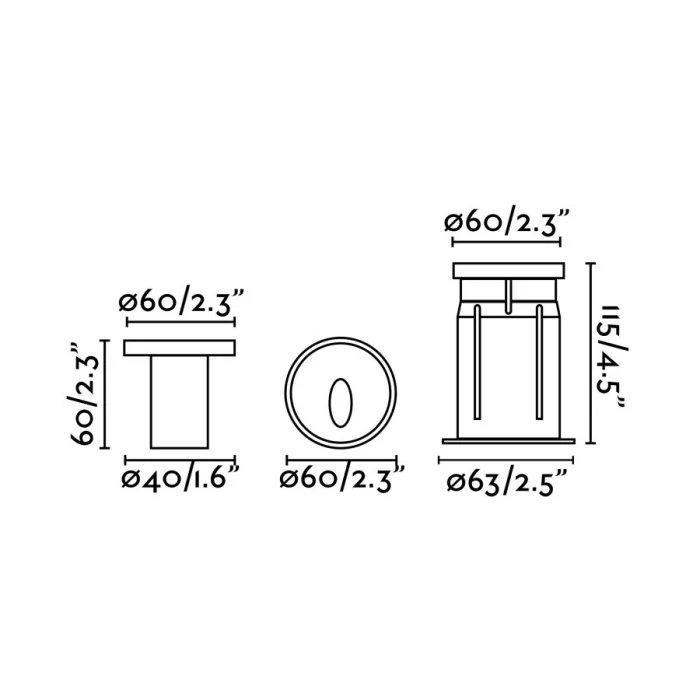 Встраиваемый светильник DANG LED Inox downlight