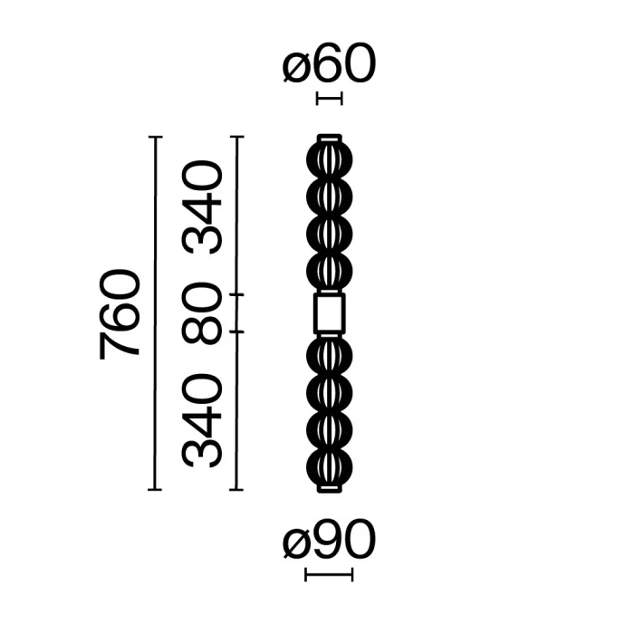 Бра Maytoni Amulet MOD555WL-L13G3K