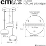 Подвесной светильник Citilux Espace CL243031