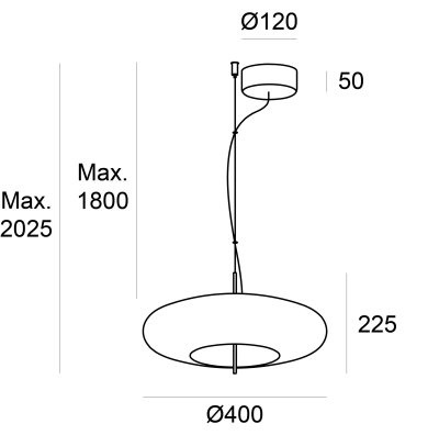 Подвесной светильник Leds C4 PLAT AMBER