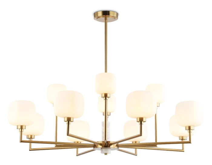 Люстра на штанге с мрамором AMBRELLA light LH53019