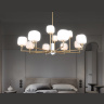 Люстра на штанге с мрамором AMBRELLA light LH53019