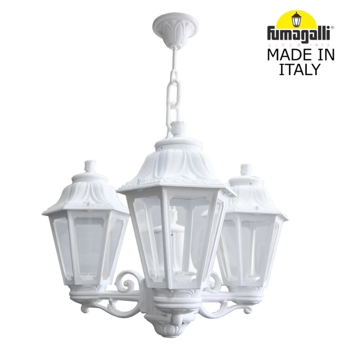Уличный подвесной светильник Fumagalli SICHEM/ANNA 3L E22.120.S30.WXE27