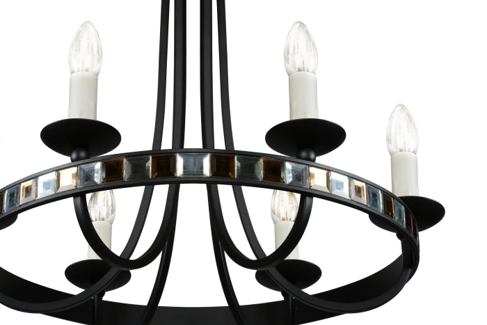 Подвесная люстра iLamp Dream 10190-6P Черный
