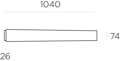 Настенный светильник Leds C4 FINO