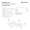Встраиваемый светильник Denkirs Halo DK2062-WH