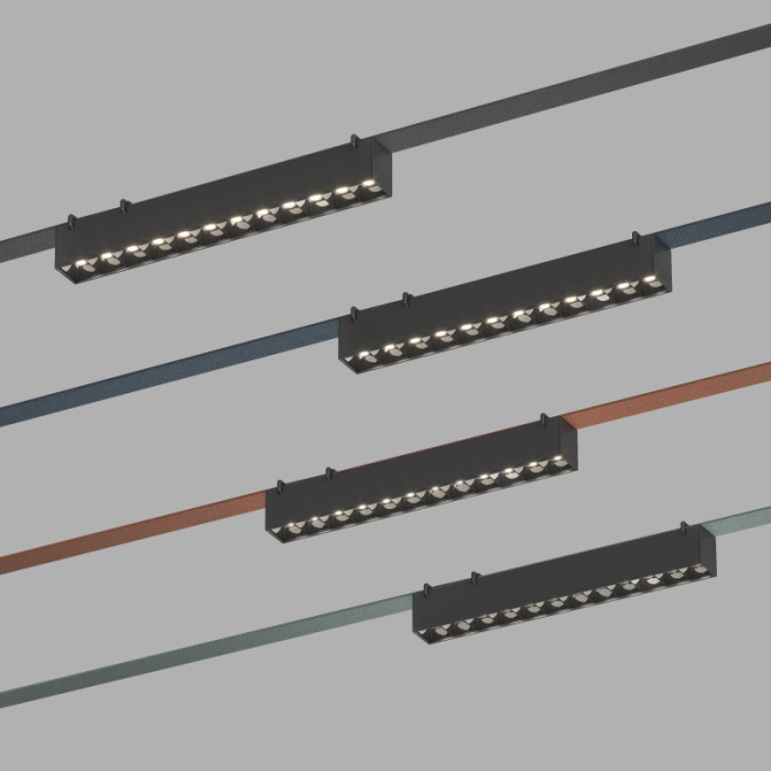 Светильник на шине Denkirs BELTY GRILL DK5570-BK