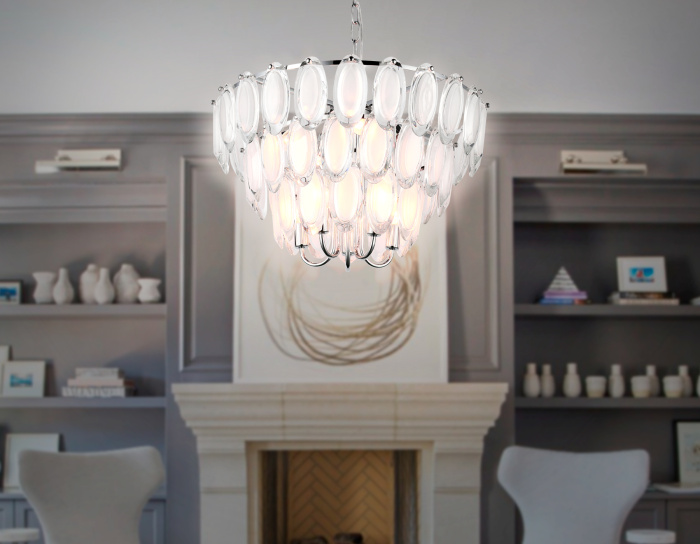 Подвесная люстра с хрусталем Ambrella light TR5177