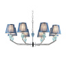 Подвесная люстра с абажуром и декором из керамики Ambrella light LH75063