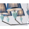 Подвесная люстра с абажуром и декором из керамики Ambrella light LH75063