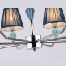 Подвесная люстра с абажуром и декором из керамики Ambrella light LH75063