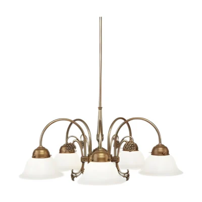 Люстра на штанге Berliner Messinglampen D36-10opB