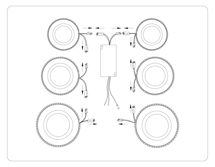 Потолочный светодиодный светильник с пультом Ambrella light FA8874