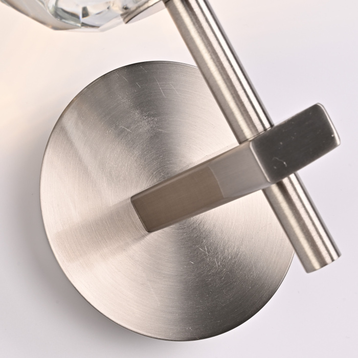 Бра Boule de Cristal Single Sconce Никель ImperiumLoft